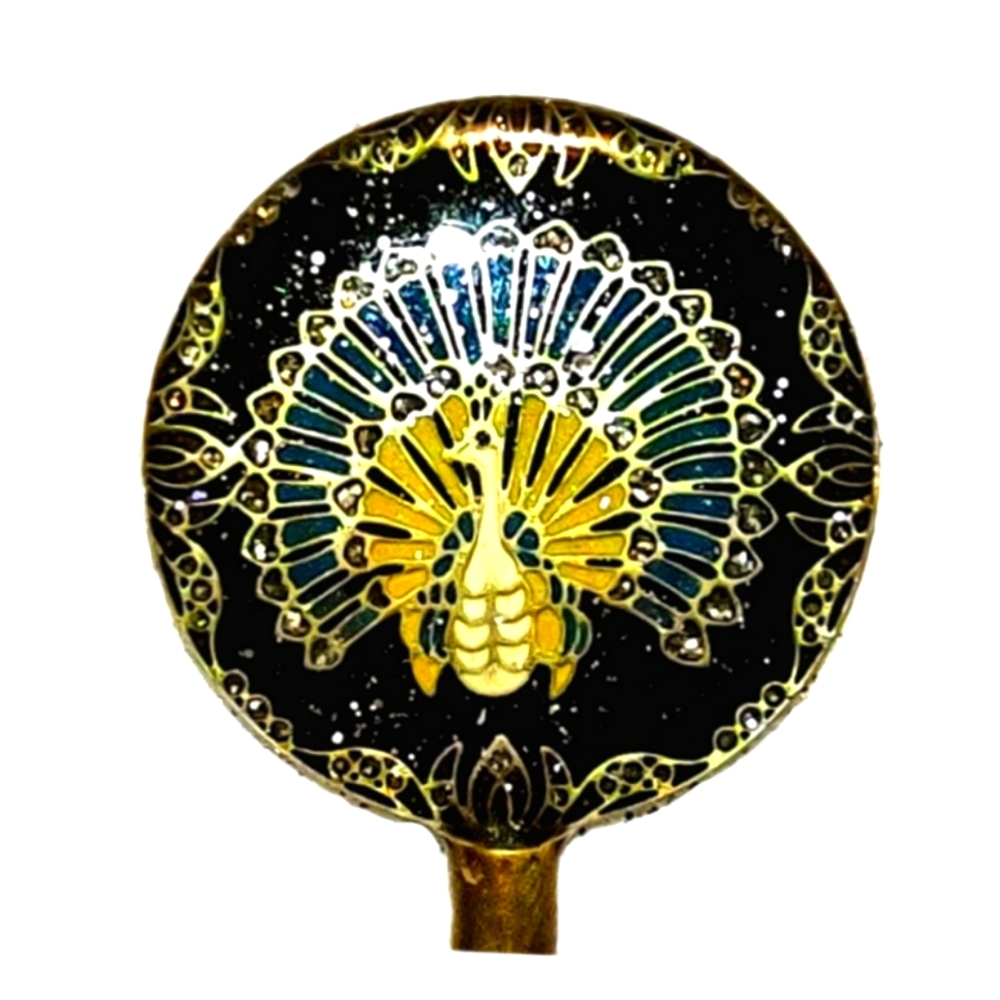 Handbag Hook/Holder; Sparkling Peacock (clone listing)
